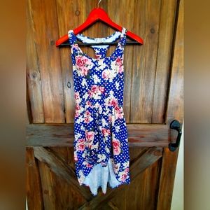 GIRLS 14/16 Floral dress/romper
